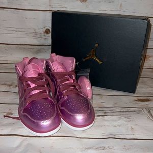 Pink Air Jordan 1 Mid